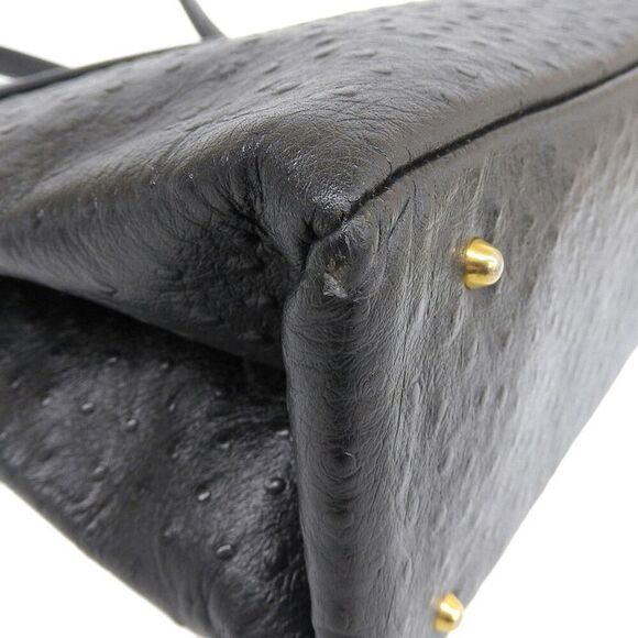 Versace Sunburst Leather Shoulder Bag - Picture 4 of 6